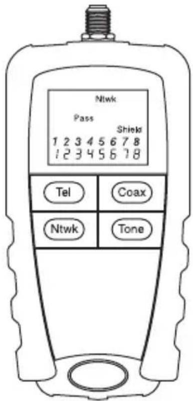Ntwk Pass Shield 1 2 3 4 5 6 7 8 1 2 3 4 5 6 7 8 Tel Coax Ntwk Tone
