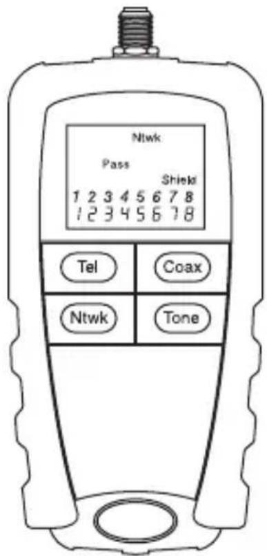 Ntwk Pass Shield 1 2 3 4 5 6 7 8 1 2 3 4 5 6 7 8 Tel Coax Ntwk Tone