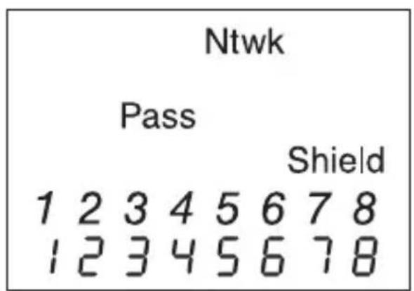 Ntwk Pass Shield 1 2 3 4 5 6 7 8 1 2 3 4 5 6 7 8