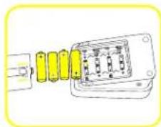 BRAUN ExactFit 1 BUA 5000 - Inserting batteries - 1