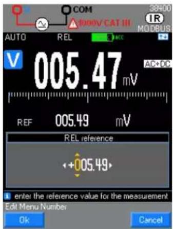 CHAUVIN ARNOUX CA 5293 - Mode relatif 5.13. - 1