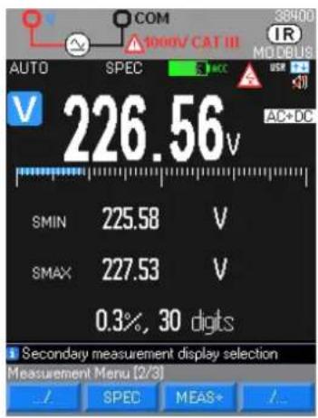 CHAUVIN ARNOUX CA 5293 - Mode SPEC 5.14. - 1
