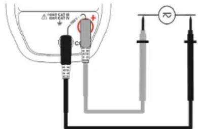 CHAUVIN ARNOUX C.A 5231 - Voltage measurement - 3