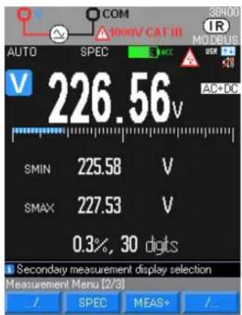 CHAUVIN ARNOUX C.A 5292 - Mode SPEC 5.14. - 1