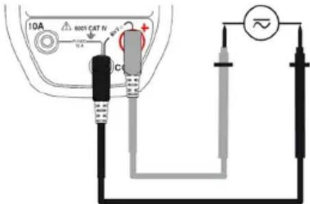 CHAUVIN ARNOUX C.A 5233 - Voltage measurement - 2
