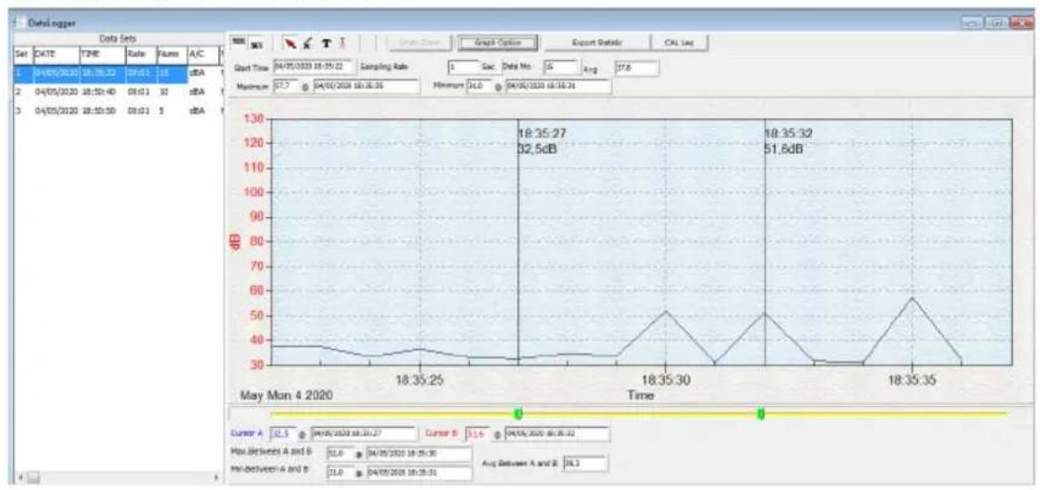 CHAUVIN ARNOUX C.A 1310 - DATA LOGGER WINDOW - 1