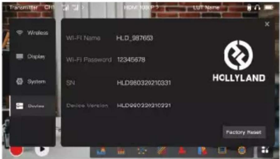 Hollyland Mars M1 - Informazioni sul disposativo - 1