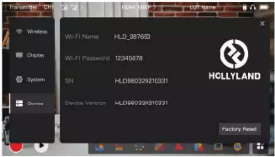 Hollyland Mars M1 - Device Information - 1