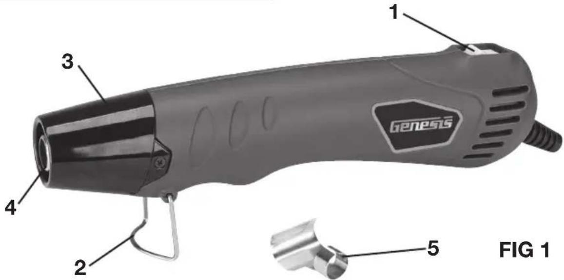 Genesis GHG350 - Votre pistolet chauffant - 1