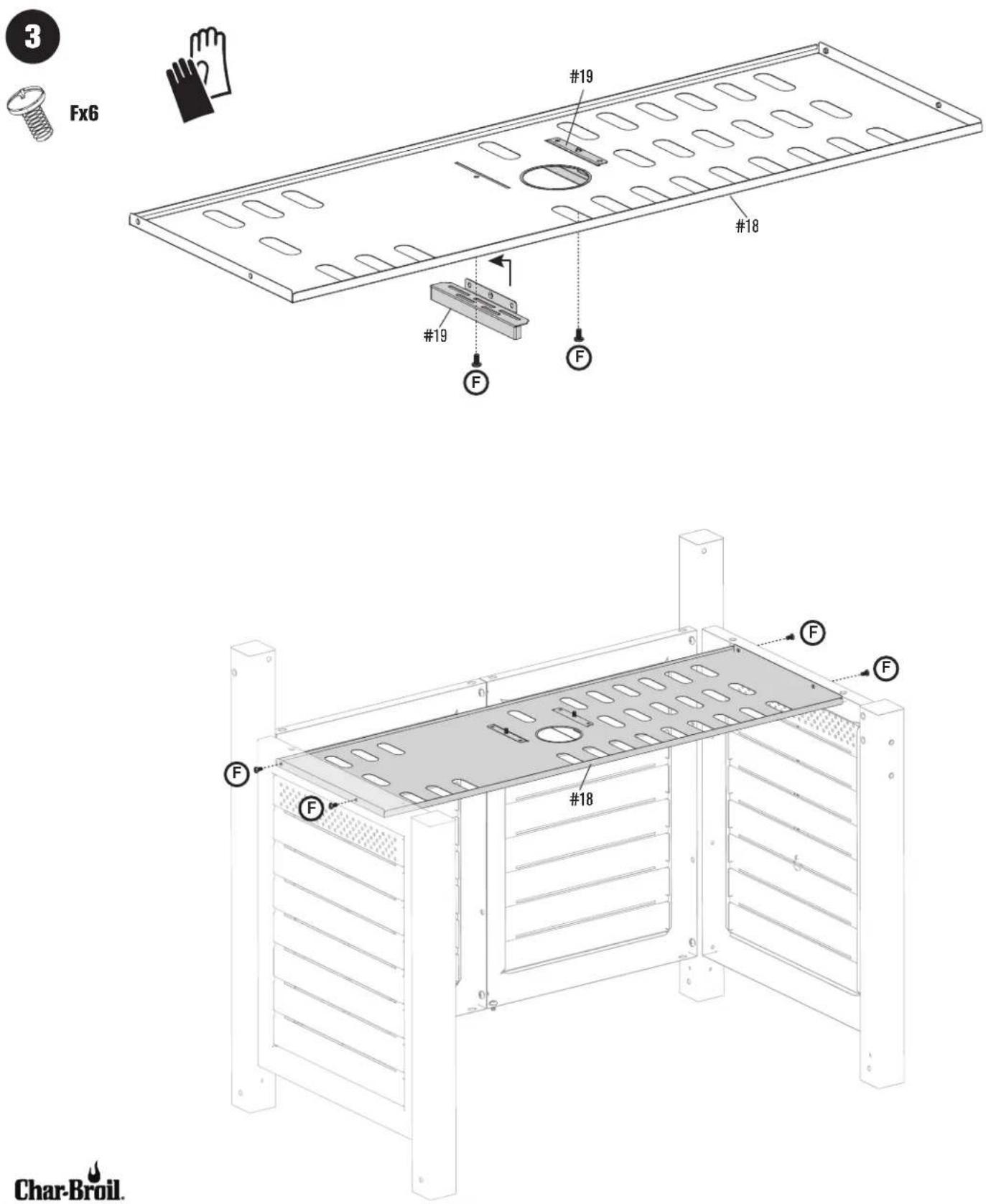 CHAR BROIL Vibe 463259623 - ASSEMBLY / ASSEMBLAGE / ASAMBLEA - 1
