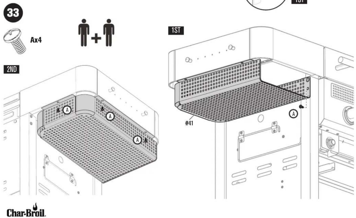 CHAR BROIL Vista 463259423 - ASSEMBLY / ASSEMBLAGE / ASAMBLEA - 2