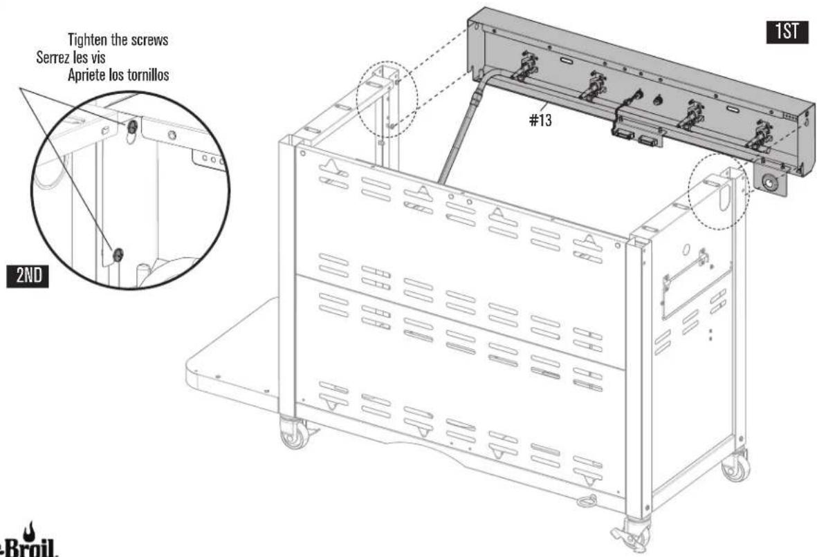 CHAR BROIL Vista 463259423 - ASSEMBLY / ASSEMBLAGE / ASAMBLEA - 3