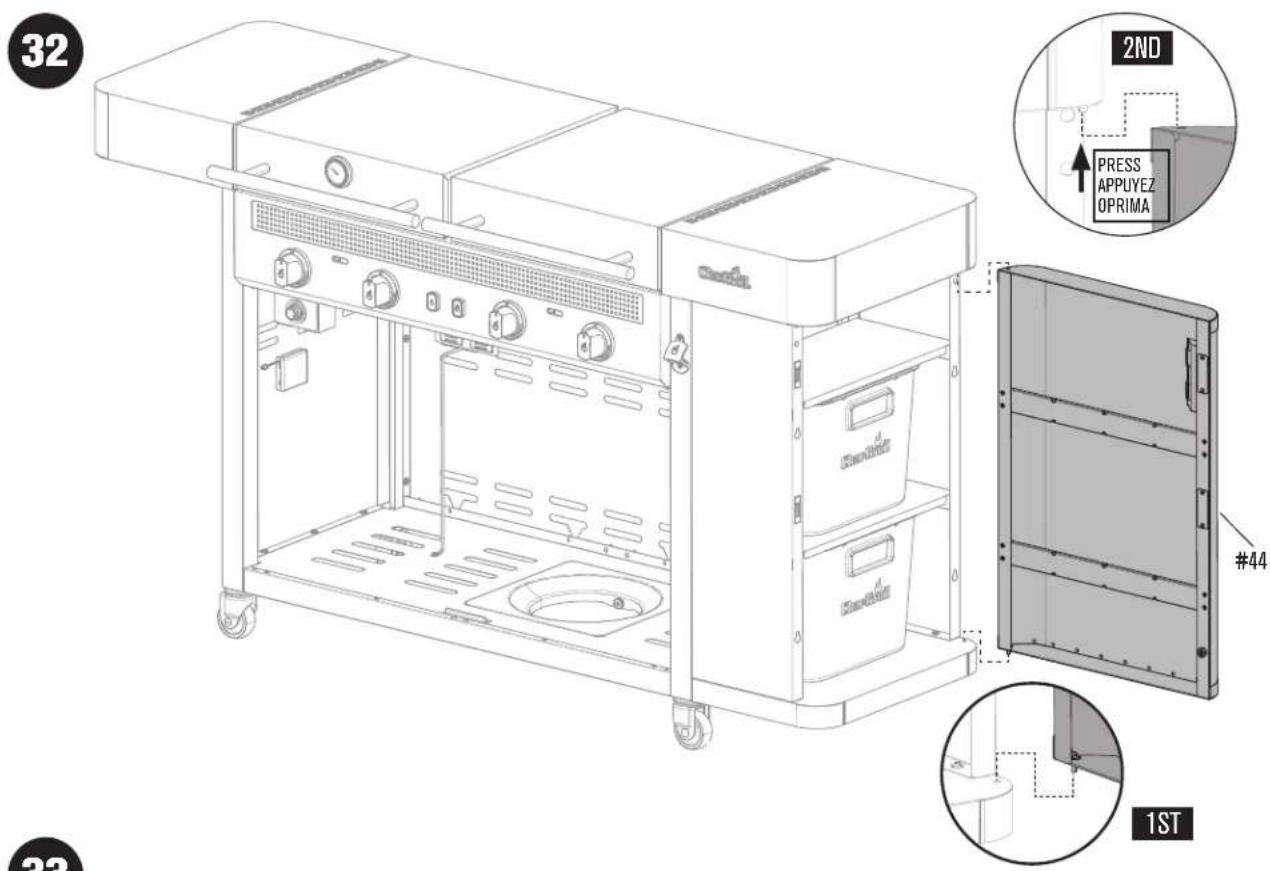 CHAR BROIL Vista 463259423 - ASSEMBLY / ASSEMBLAGE / ASAMBLEA - 1