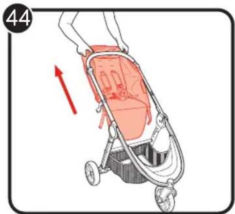 BABY JOGGER City Mini GT2 Double - Stroller Use Positions Posiciones de uso del cochecito Position d'utilisation de la poussette - 57