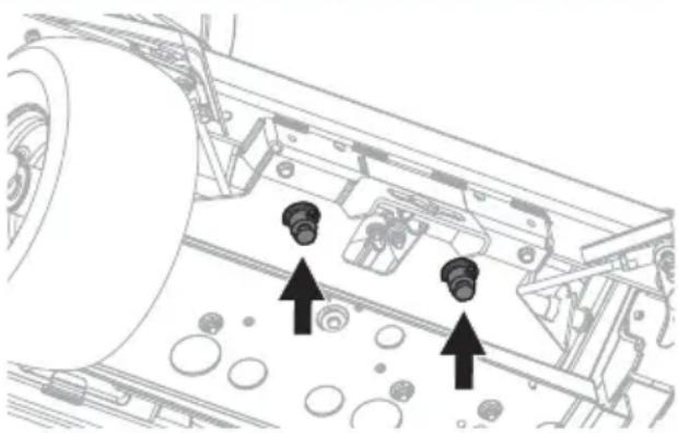 Cub Cadet Ultima ZTS1 46 - Boulons de la commande de direction - 1