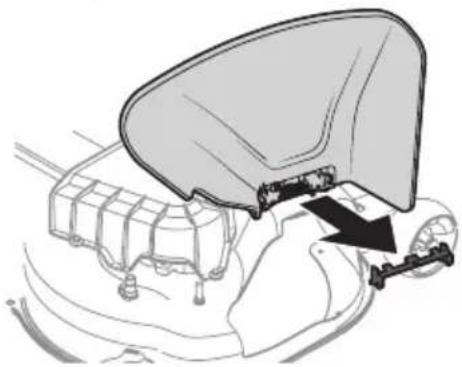 Cub Cadet Ultima ZTS1 46 - REMOVING THE STOP BRACKET (IF NECESSARY) - 1