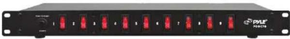 Pyle PDBC70 - Alimentation électronique professionnelle de 10 a - 1