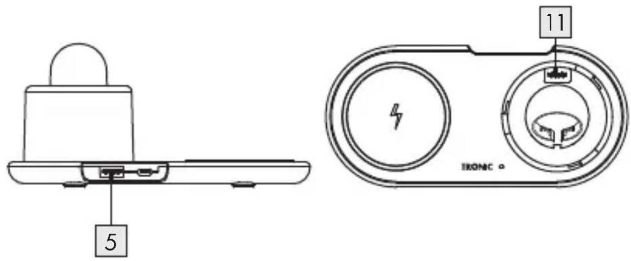 TRONIC HG07442A - Brug af USB type A-udgangen 5 - 1