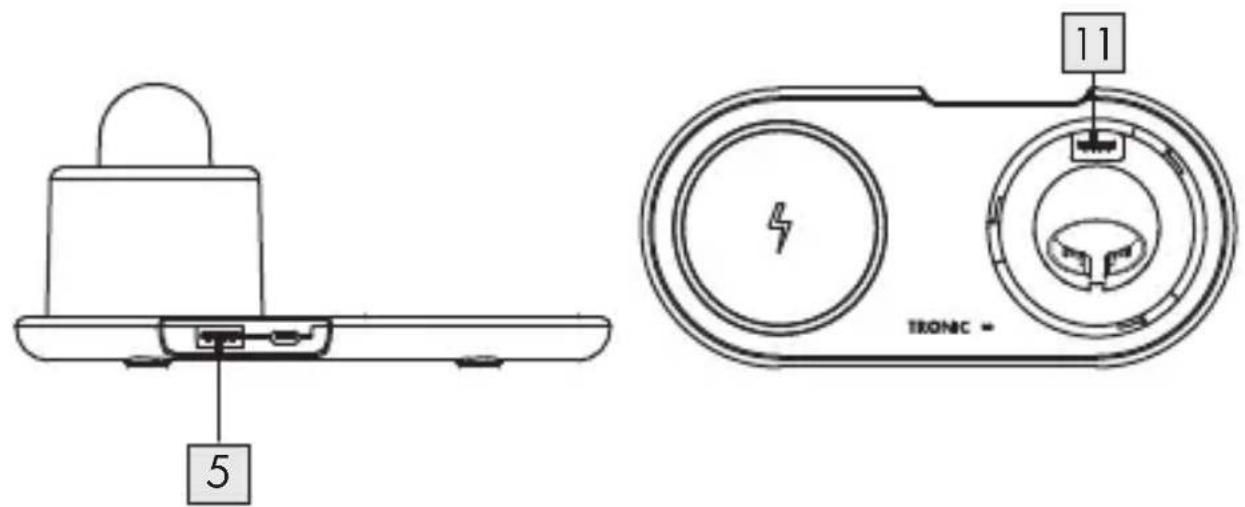 TRONIC HG07442A - Používání výstupu USB typ A 5 - 1
