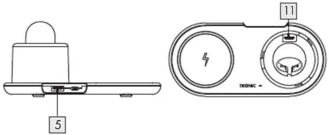 TRONIC HG07442A - Používanie výstupu USB typu A 5 - 1