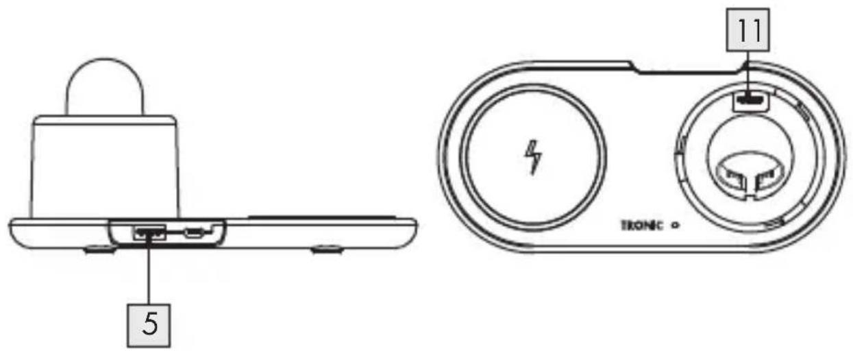 TRONIC HG07442A - Uporaba izhoda USB Type-A 5 - 1
