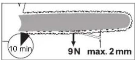 PARKSIDE PKS 1600 B2 - Tension de la chaîne - 1