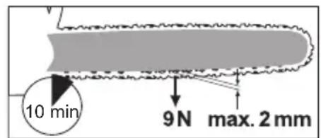 PARKSIDE PKS 1600 B2 - Tensione della catena trinciente - 2
