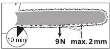 PARKSIDE PKS 1600 B2 - Tensioning the saw chain - 2