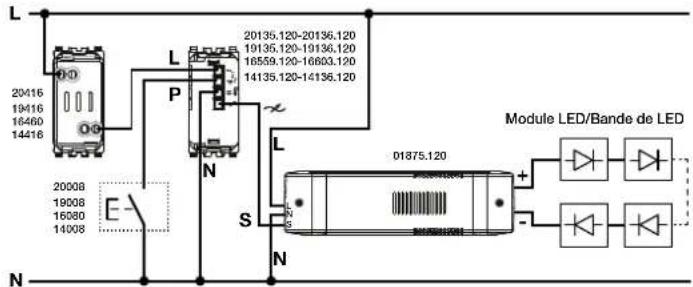 Vimar 01875.120 - BRANCHEMENTS - 1