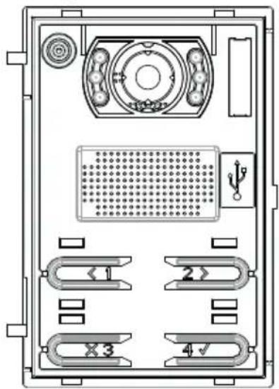 Vimar ELVOX 41000 - Acceso a la configuración - 2