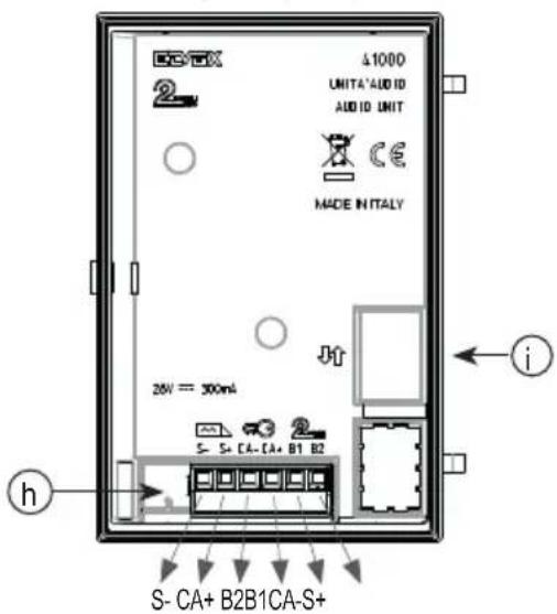 Vimar ELVOX 41000 - Remplacement ou démontage des modules électroniques. - 2