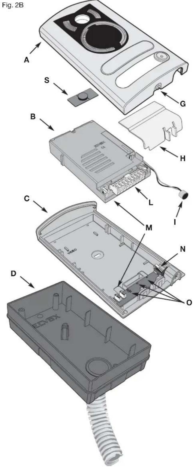 Vimar ELVOX 68TUK93 - Installazione della targa (art. 13K1) in versione da incasso parete - 1