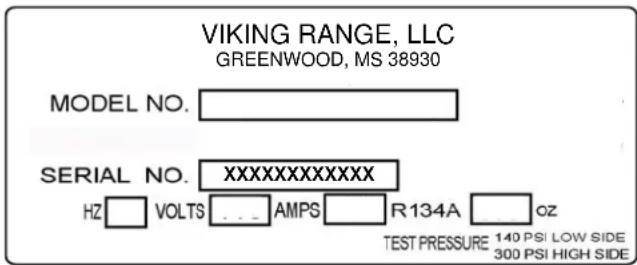 VIKING VGR5304BCS - Registro de garantía - 1