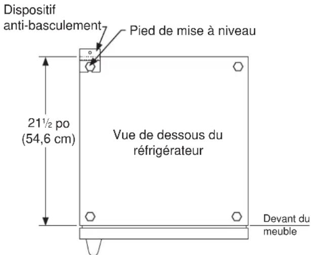 VIKING VGR5304BCS - Installation avec montage au sol - 1