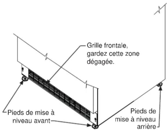 VIKING VGR5304BCS - Dégagements par rapport à l'armoire - 1