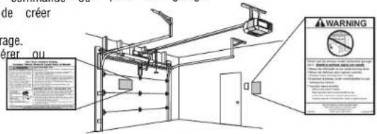 LIFT-MASTER 83650267 - Installer la commande de porte - 2