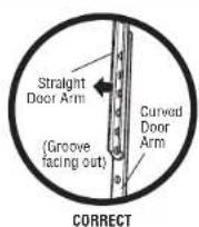 LIFT-MASTER 83650267 - Connect the Door Arm to the Trolley - 2