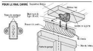 LIFT-MASTER 83650267 - OPTION B - installation au plafond - 2