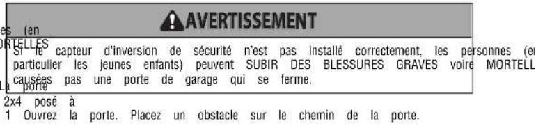 LIFT-MASTER 83650267 - - Tester le protector system - 1