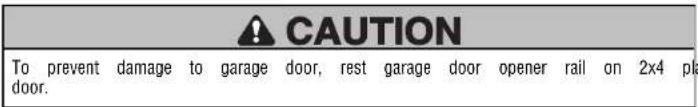 LIFT-MASTER 83650267 - Position the Garage Door Opener - 1