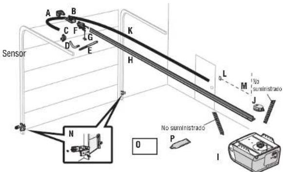 LIFT-MASTER 83650267 - HERRAJE DE CONTROL DE LA PUERTA - 1