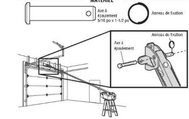 LIFT-MASTER 83650267 - Fixer le rail au support de linteau - 2