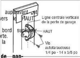 LIFT-MASTER 83650267 - Portes métalliques ou légères utilisant une équerre neau de porte et le support de porte : - 1