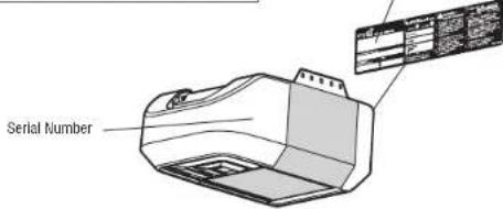 LIFT-MASTER 83650267 - myQ® Serial Number - 2