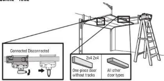 LIFT-MASTER 83650267 - FOR SQUARE RAIL - 1