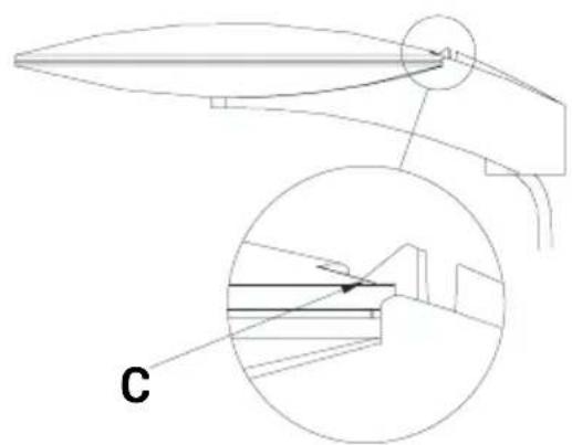 TRIAX UFO 170 - Montera UFO på beslag/foten - 2