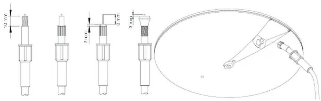 TRIAX UFO 170 - Anschlusskabel und Montage - 1