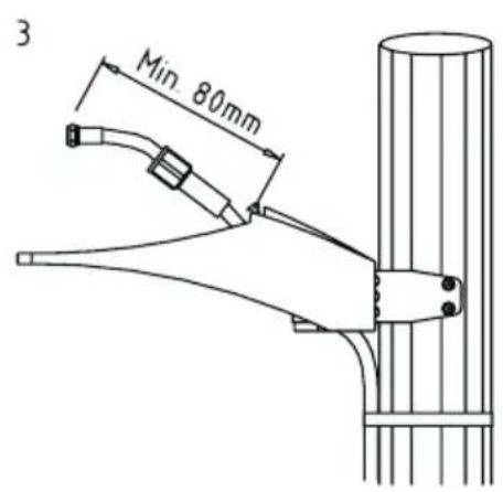 TRIAX UFO 170 - Mounting with universal mount - 2