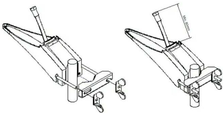 TRIAX UFO 170 - Mounting on mast. - 1