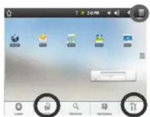 Arnova 7 - Customizing the Home screen items - 2